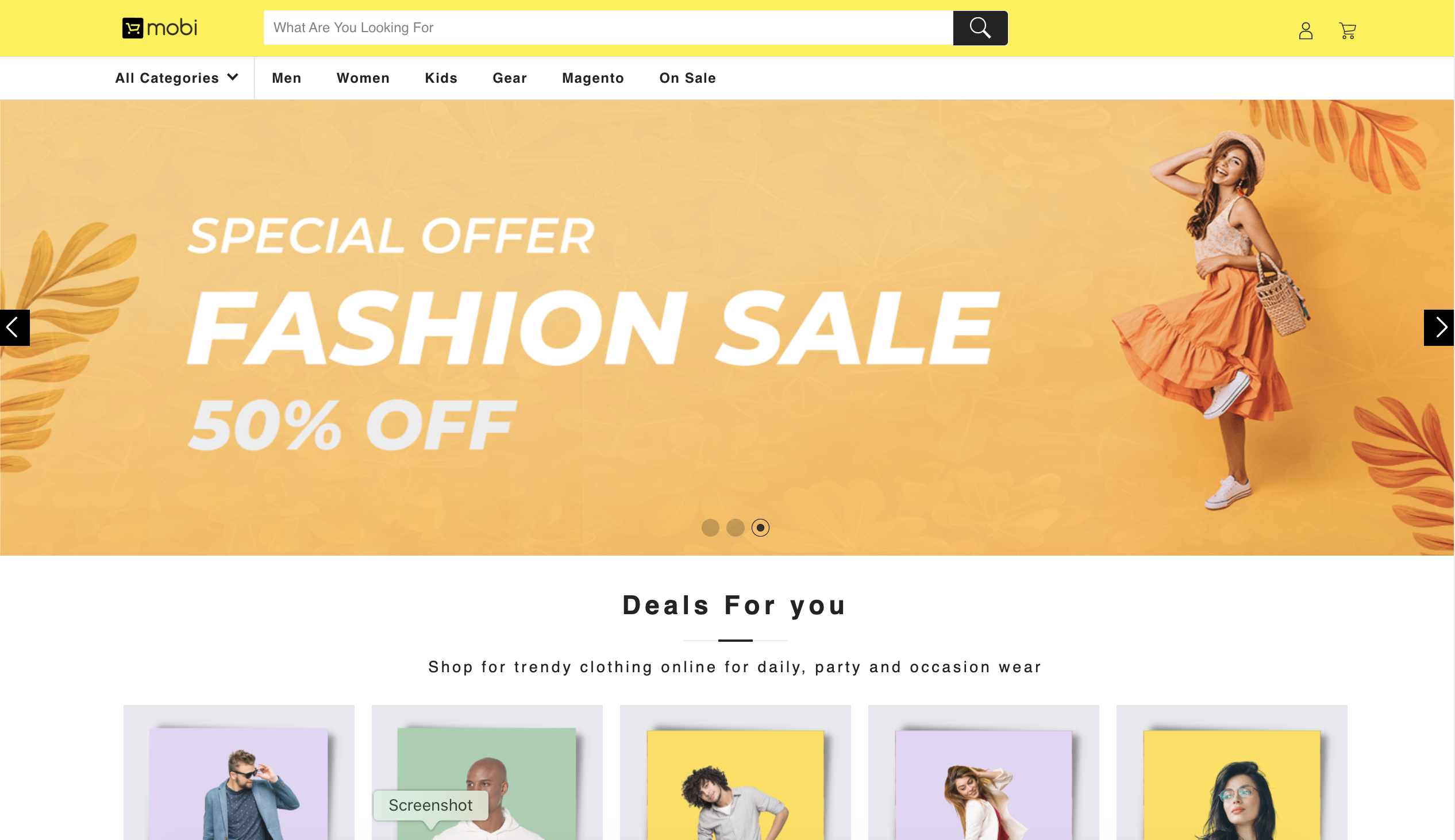 screenshot of All-In-One eCommerce Solution